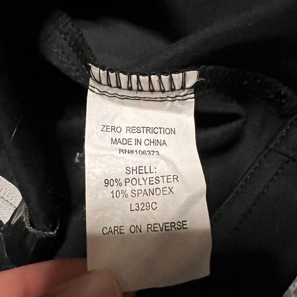 Zero Restriction Light Jacket Mens XL Black Performance Tour Series Shirt Golf - Picture 7 of 8